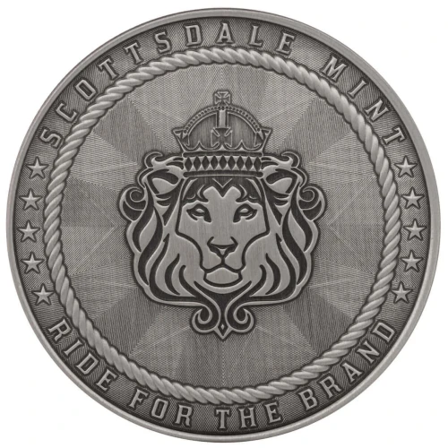 1 oz Cowboy - Buffalo Privy Antique Silver Round (3)