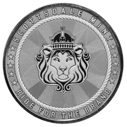 1 oz Cowboy - Buffalo Privy Silver Round (2)