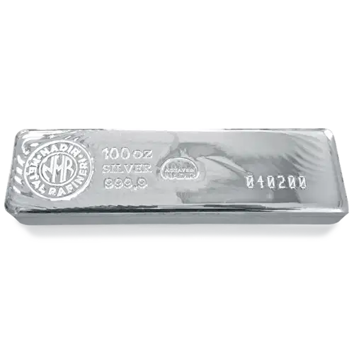 100oz Generic Silver Bar (3)