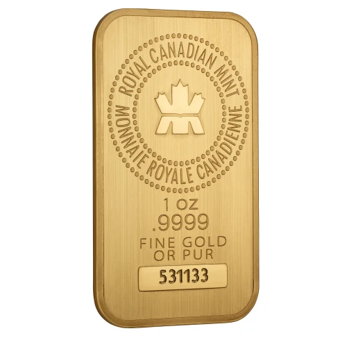 1oz Royal Canadian Mint Gold Bar (2)