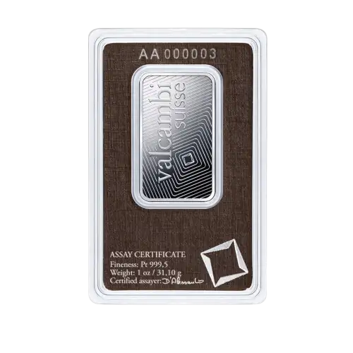 1oz Valcambi Minted Platinum Bar (6)