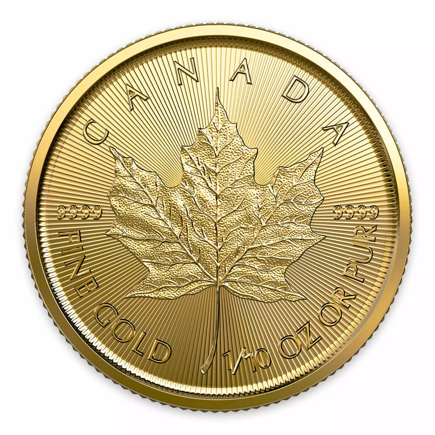 2022 1/10oz Canadian Gold Maple Leaf (2)