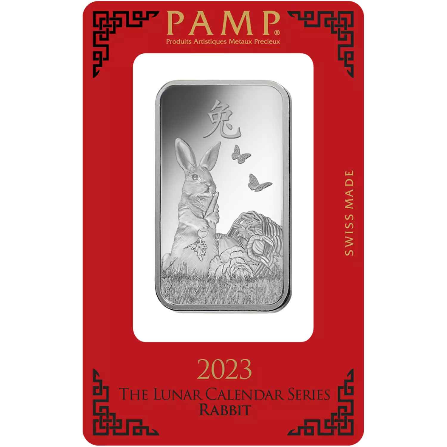 2023 1oz Silver Bar Of The Rabbit (2)
