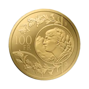 2025 1 oz - 100 Years 100-Franc Vreneli Gold Coin (2)