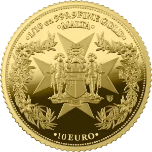 2025 1/10 oz Malta - Golden Eagle - Limited Edition Gold Coin (2)