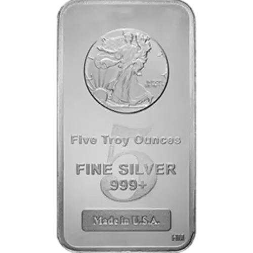 5oz Generic Silver Bar (5)