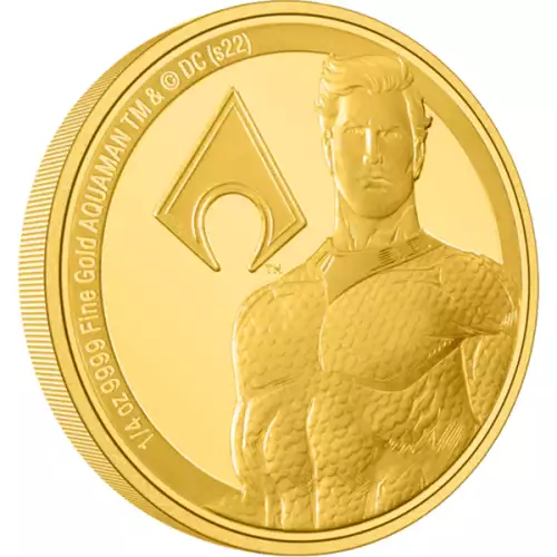 AQUAMAN - 2022 1/4oz Gold Coin (3)