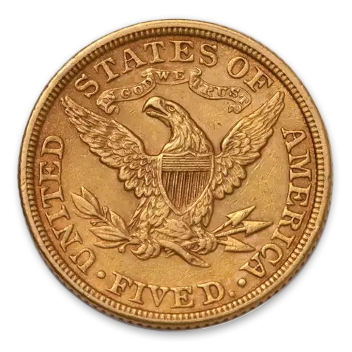 Liberty Head $5 (1839 – 1908) - XF