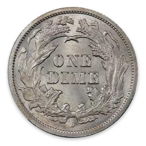Liberty Seated Dime (1837 - 1891) - MS+