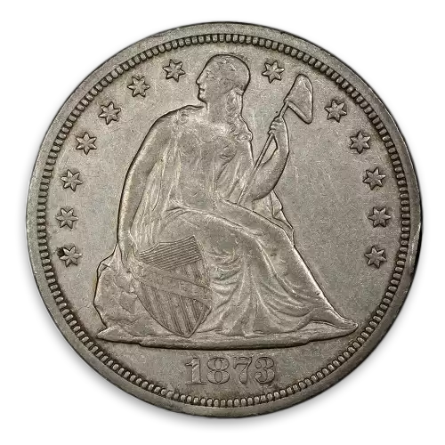 Liberty Seated Dollar (1836 - 1873) - XF