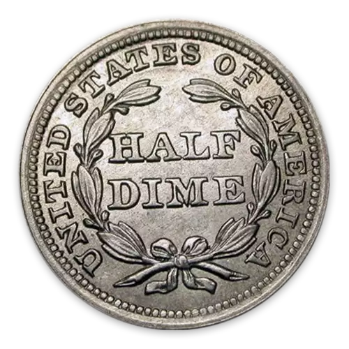 Liberty Seated Half Dime (1837 - 1873) - AU