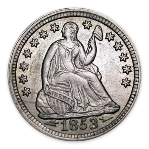 Liberty Seated Half Dime (1837 - 1873) - AU