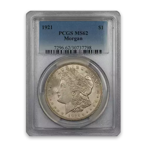 Morgan Dollar (1921) - PCGS - MS62