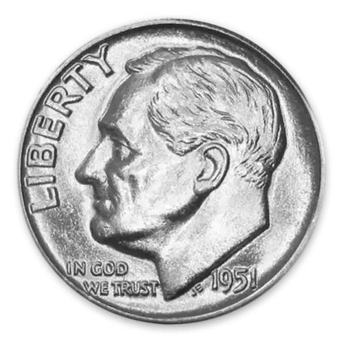 Roosevelt Dime (1946 to 1964) - MS+