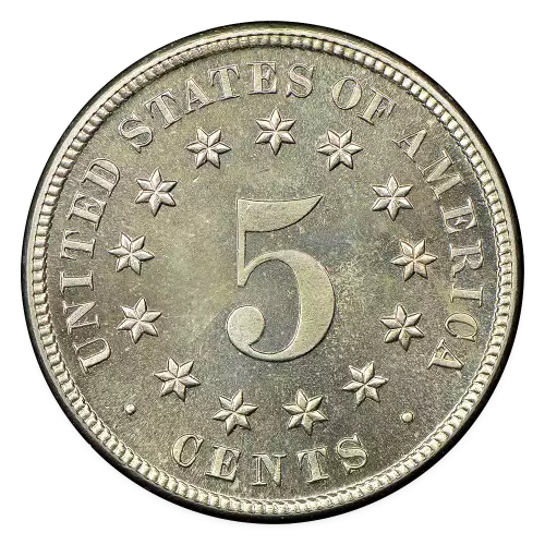 Shield Nickel (1866 - 1883) - AU