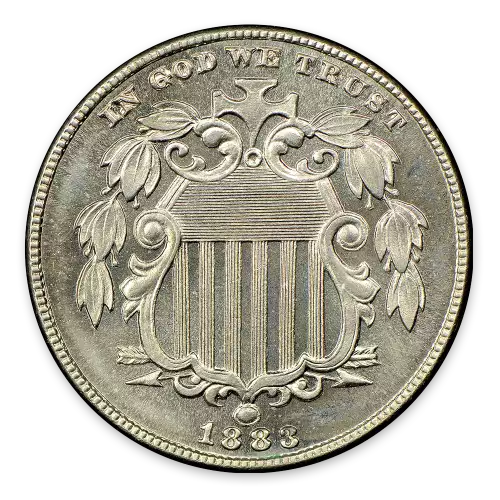 Shield Nickel (1866 - 1883) - AU