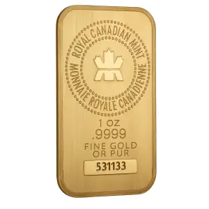 1oz Royal Canadian Mint Gold Bar (2)