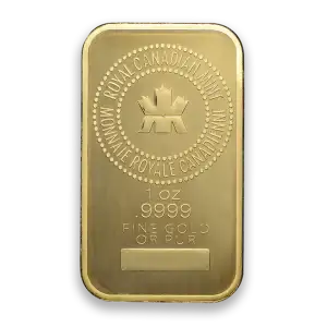 1oz Royal Canadian Mint Gold Bar (2)