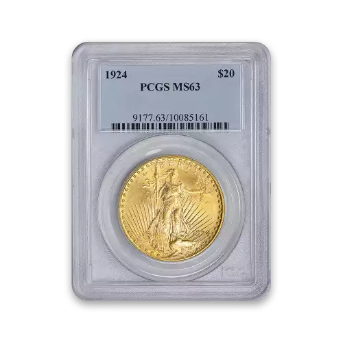 St. Gaudens $20 (1907 – 1933) - MS63 - PCGS / NGC