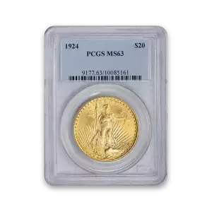 St. Gaudens $20 (1907 – 1933) - MS63 - PCGS / NGC