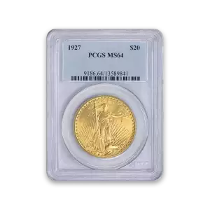 St. Gaudens $20 (1907 – 1933) - MS64 - PCGS / NGC