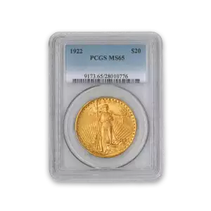 St. Gaudens $20 (1907 – 1933) - MS65 - PCGS / NGC