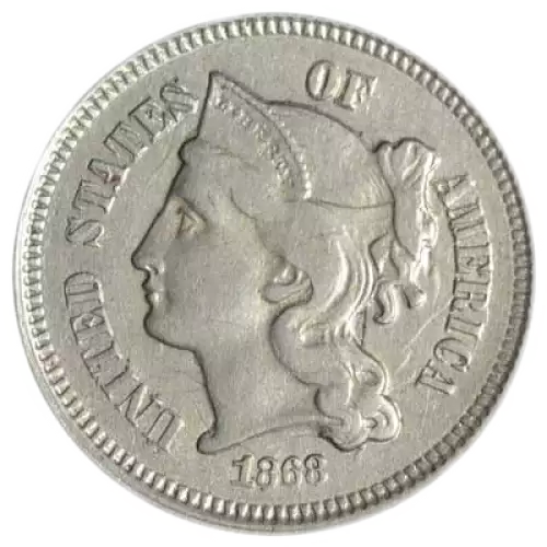 Three Cents (1851 - 1873) Nickel - MS+