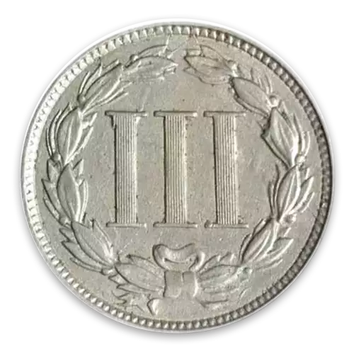 Three Cents (1851 - 1873) Nickel - XF