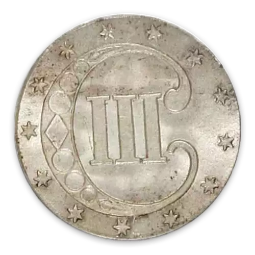 Three Cents (1851 - 1873) Silver - XF